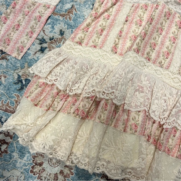 Loveshackfancy Pirelle Mini Dress in Frosted Petal Pink - Picture 5 of 9